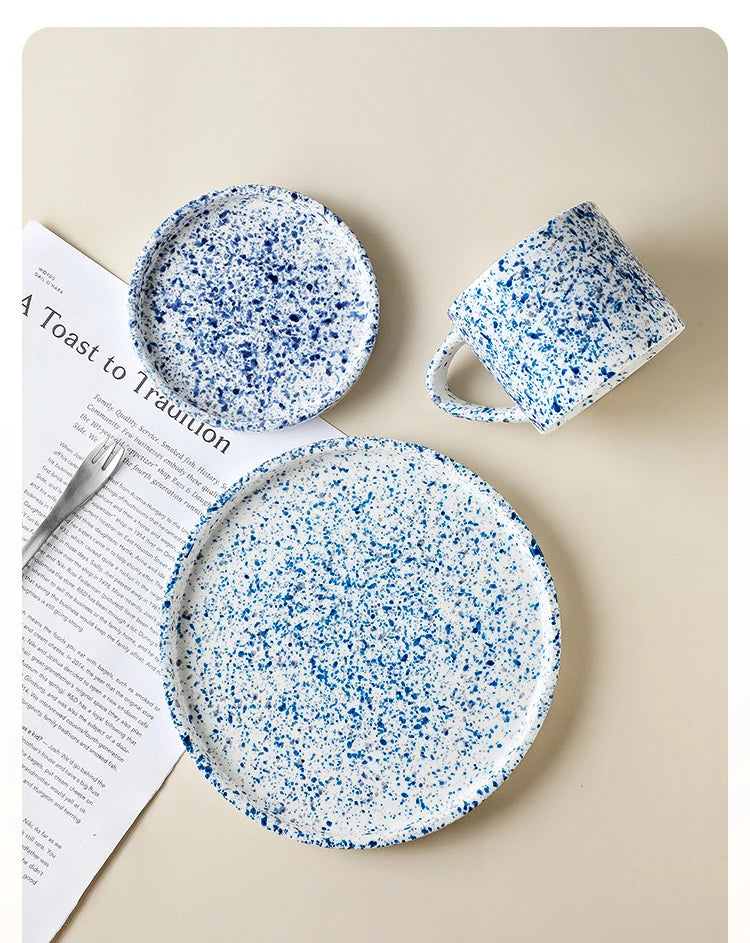 Tasse à Café Céramique Rayée 280ml