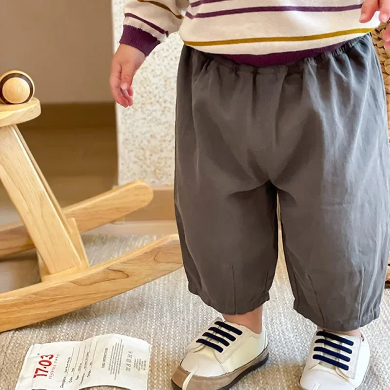 Pantalon Enfant Uni Décontracté Sport