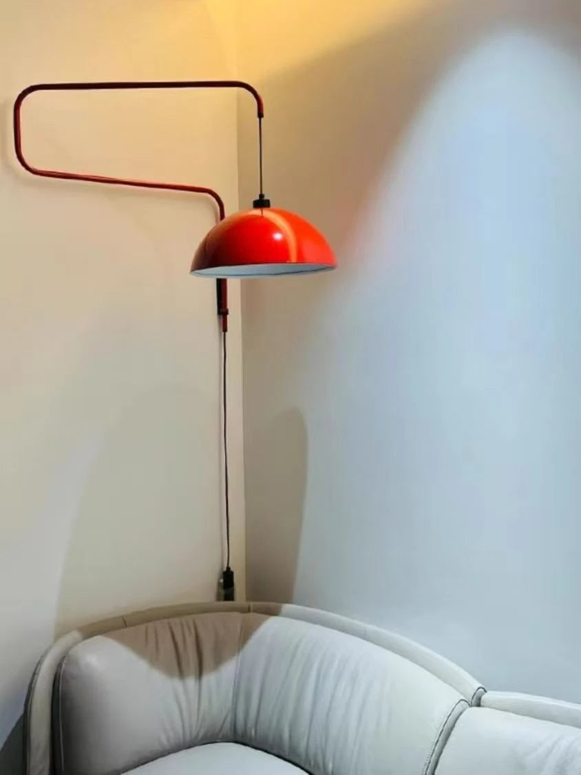 Applique Murale Rotative Design Nordique avec Bras Long