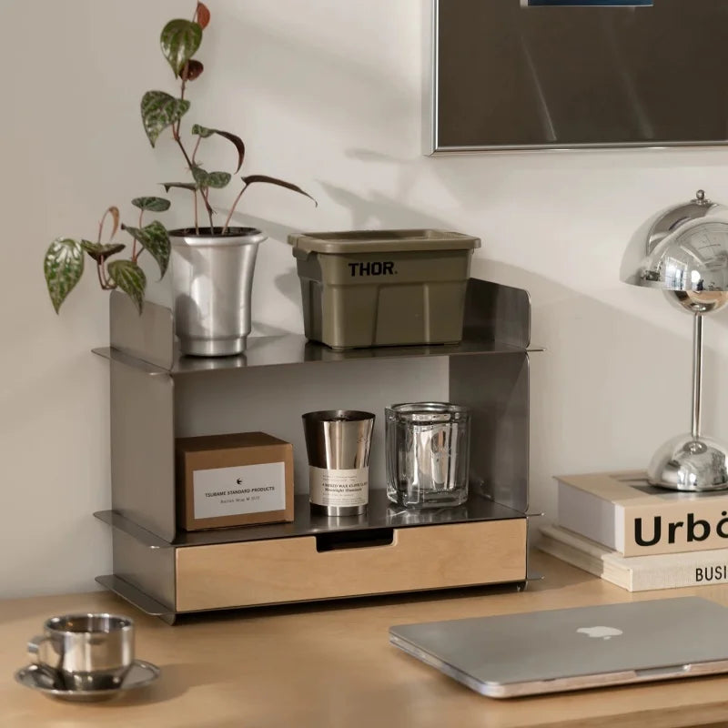 Bauhaus Storage Shelf – Minimalist Display & Perfume Rack, 40x29x18cm