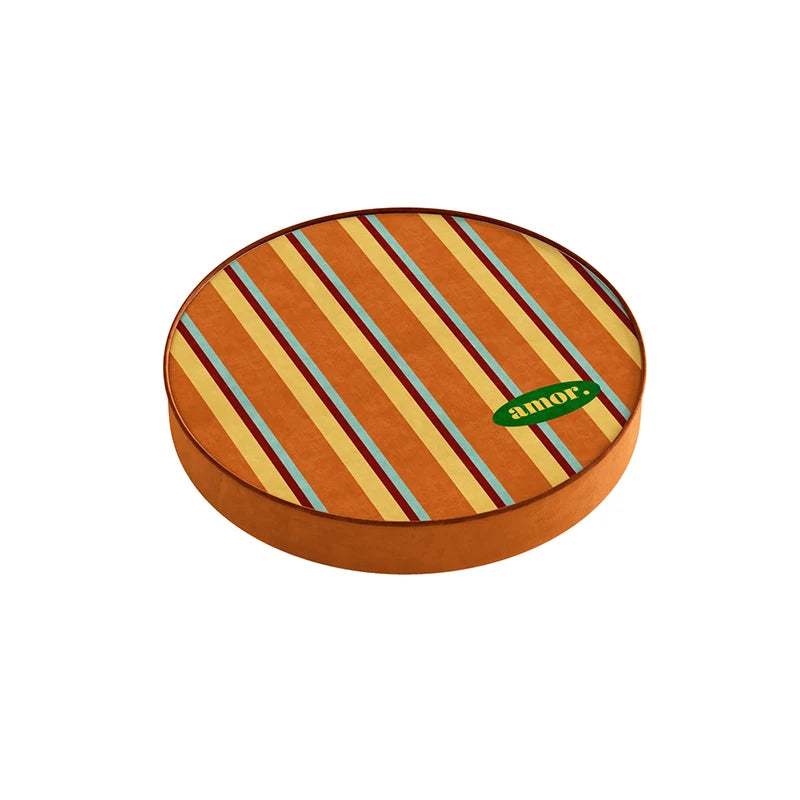 Coussin de Sol Rond pour Méditation et Yoga