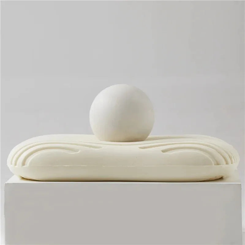 Oreiller en Latex Naturel - Soutien Cervical Anti-Ronflement