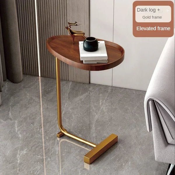 Table d'Appoint Métal Mobile - Petit Format Luxe Discret