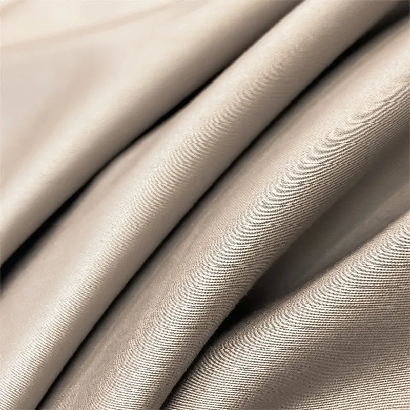 Parure de Lit Coton Égyptien 1000TC Ultra Douce 4 Pièces