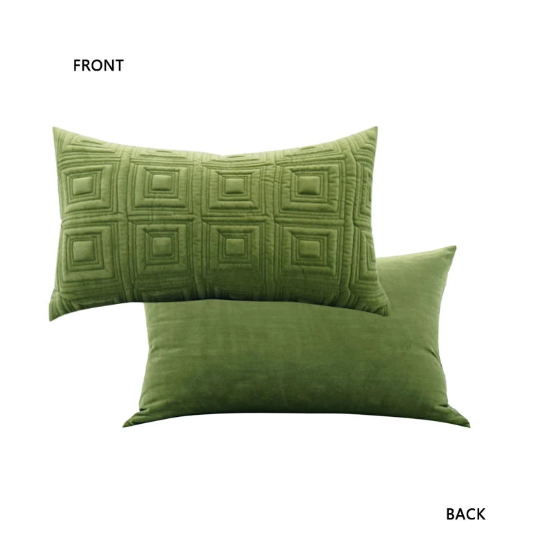 Housse de Coussin Vintage Médiévale Motif Géométrique