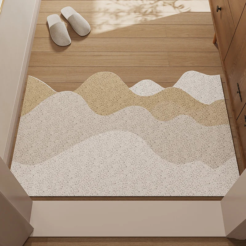 Tapis d'Entrée Antidérapant Forme Irrégulière