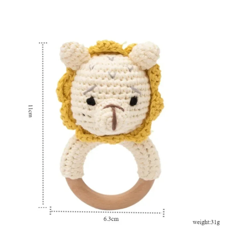 Hochet Bracelet Ourson au Crochet