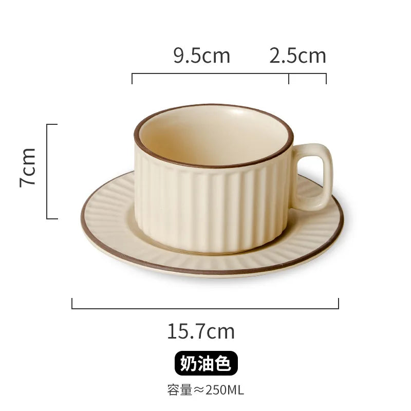 Tasse en Céramique Morandi Style Café Restaurant
