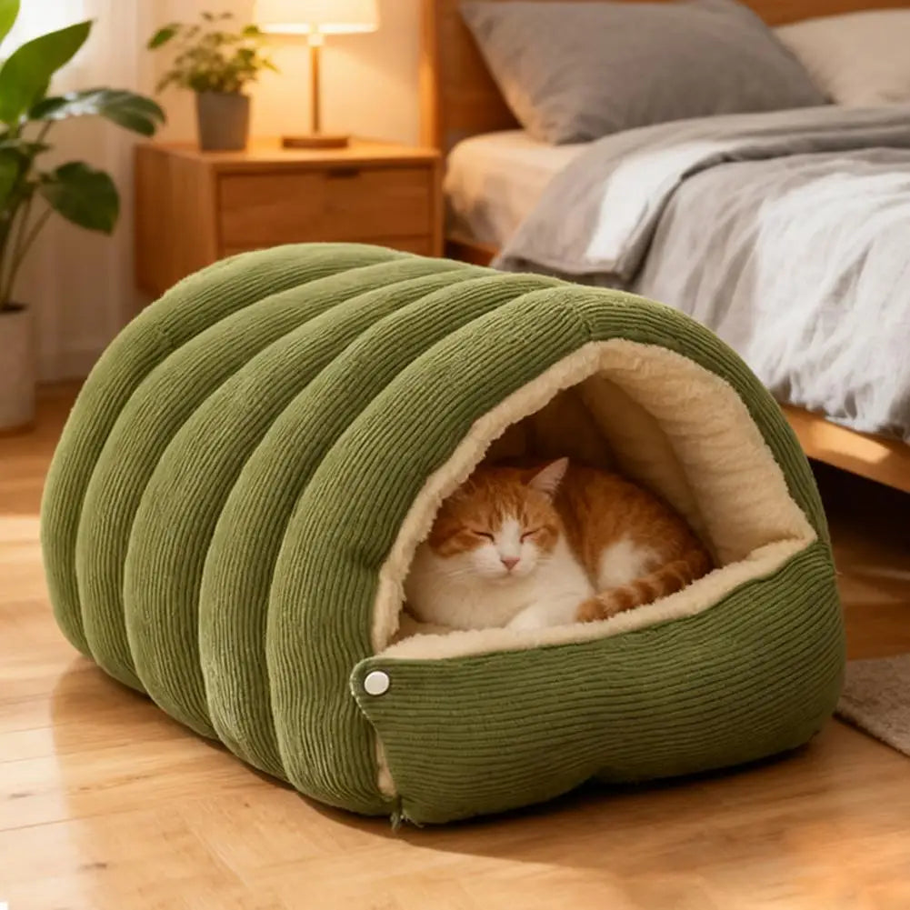 Niche Douillette pour Chat Style Grotte