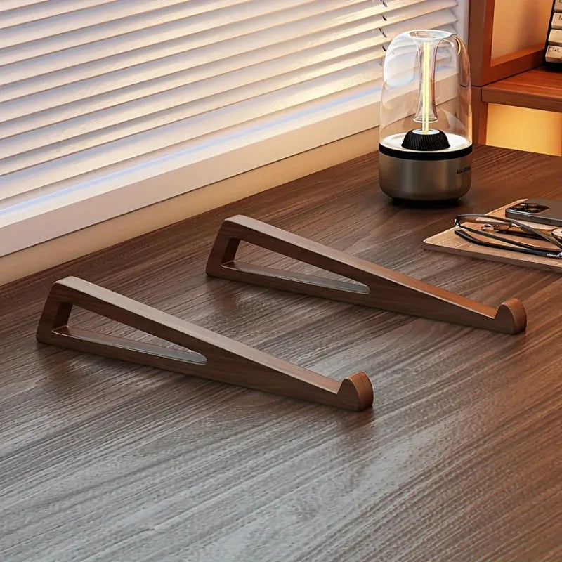 Support Ordinateur Portable Pliable en Bois - Ergonomique