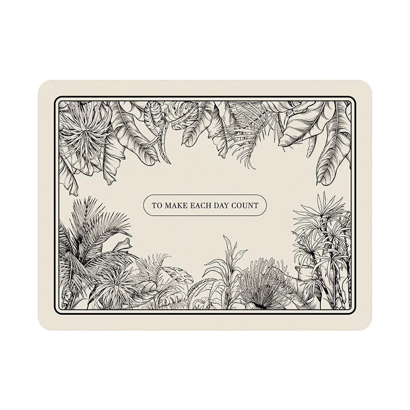 Tapis Égouttoir de Cuisine Absorbant - Antidérapant