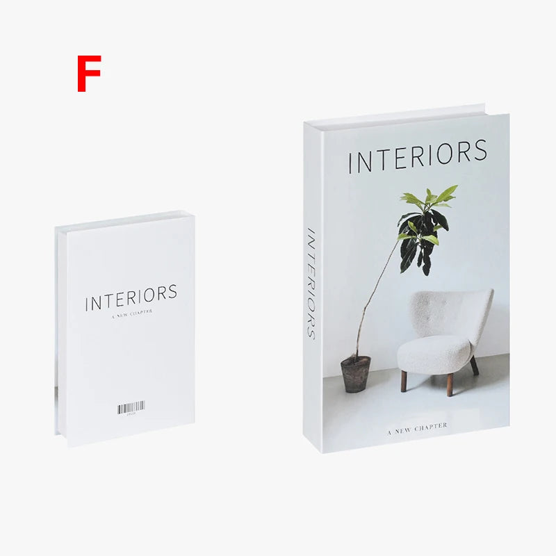 Livres Décoratifs Factices Design Créatif pour Table Basse