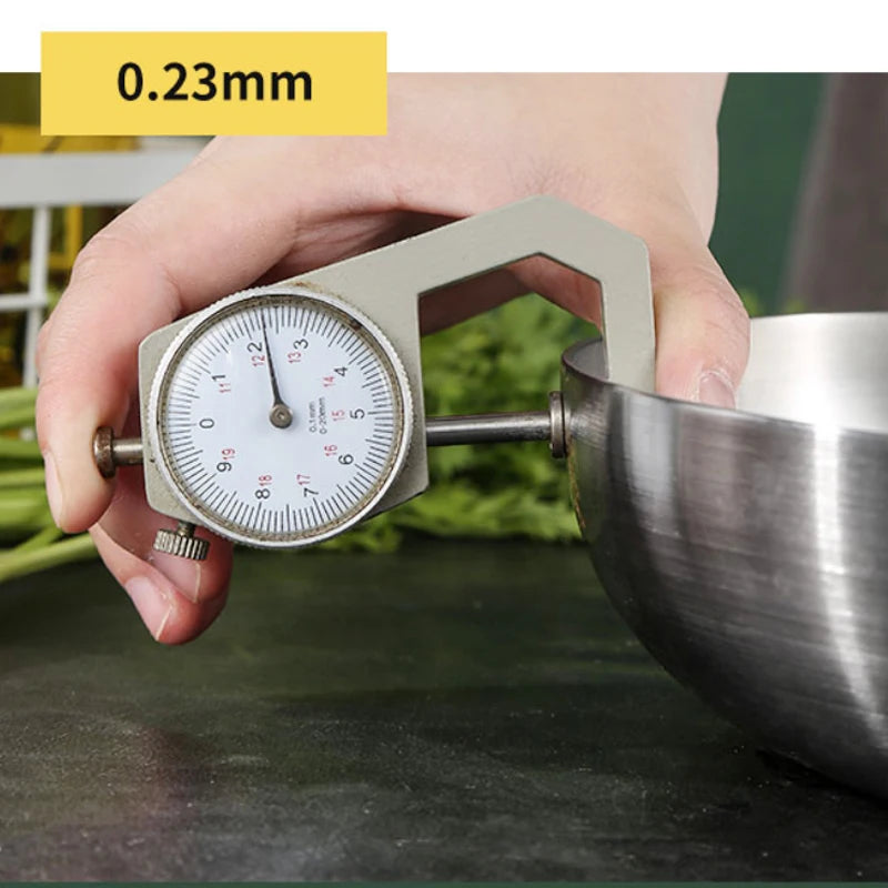 Poêle à Steak en Acier Inoxydable 304 Sans Revêtement