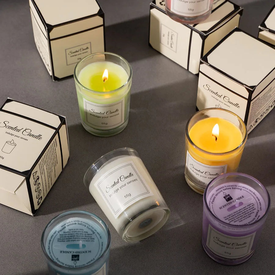 Bougie Parfumée Artisanale Coffret Premium