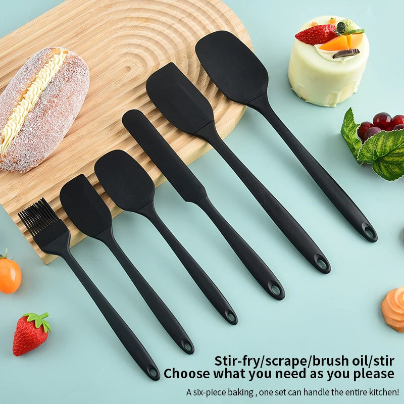 Ensemble Ustensiles de Pâtisserie en Silicone 6 Pièces