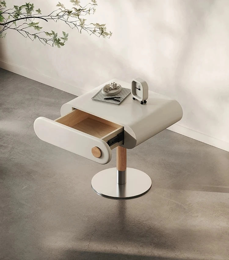 Table de Chevet Design Italien - Style Crème Nordique