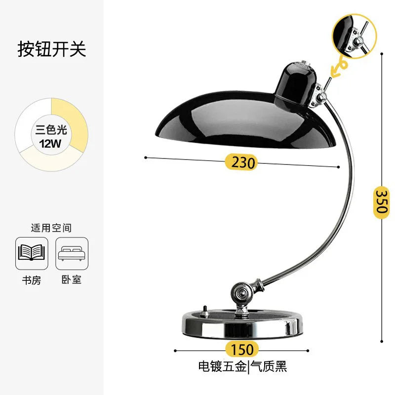 Lampe de Chevet Bauhaus Danoise - Design Nordique Minimaliste