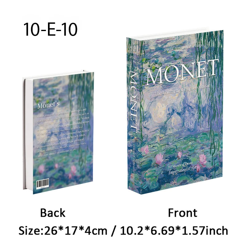 Boîte de Rangement Livre Factice Design Fashion Nordique
