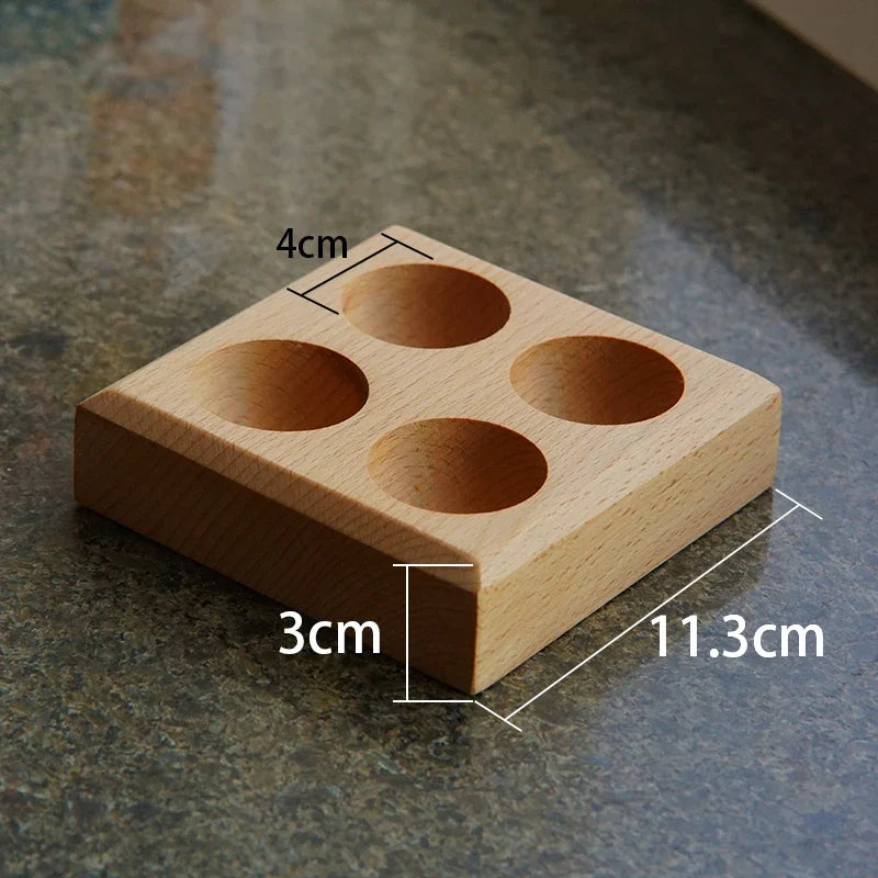 Plateau en Bois à Quatre Compartiments Style Créatif