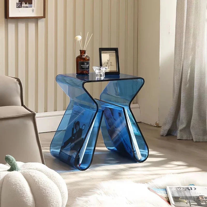 Table Basse en Acrylique Transparent - Design Épuré