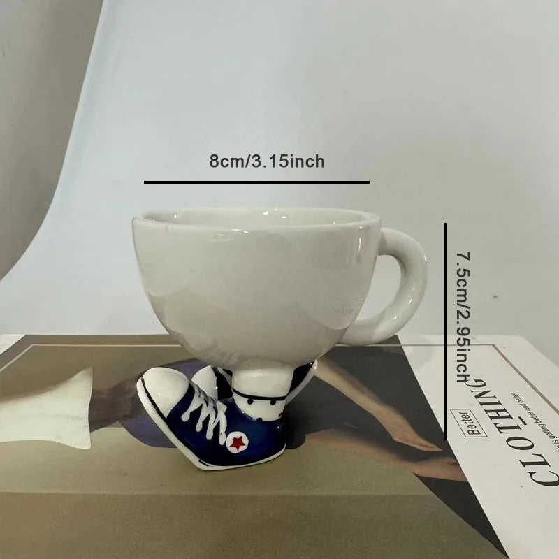 Tasse Céramique Créative Forme Basket Sneakers