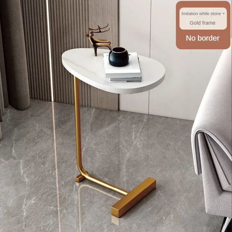 Table d'Appoint Métal Mobile - Petit Format Luxe Discret