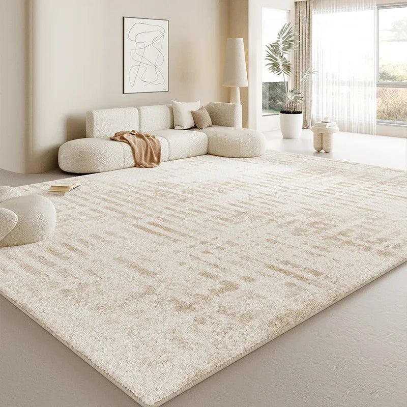 Tapis Léger Luxe Grande Surface Peluche Antidérapant