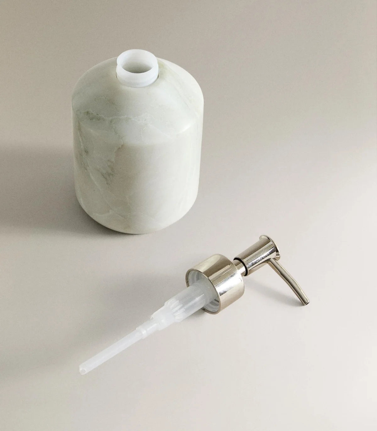 Distributeur de Savon en Marbre Naturel - Salle de Bain