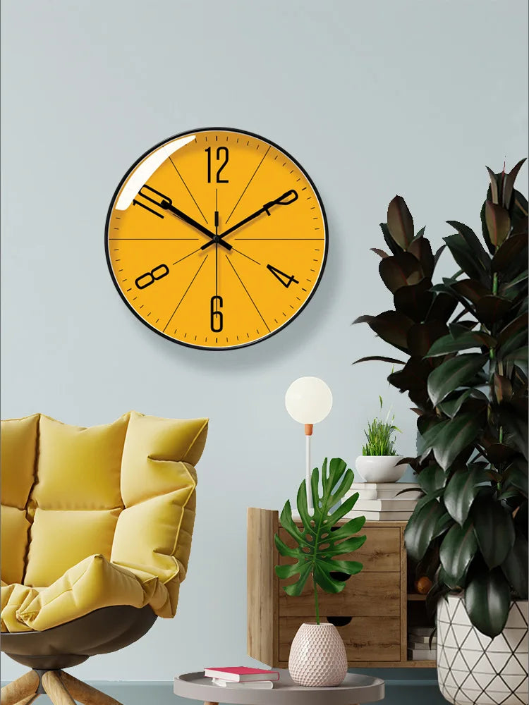 Horloge Murale Nordique Simple Silencieuse Moderne