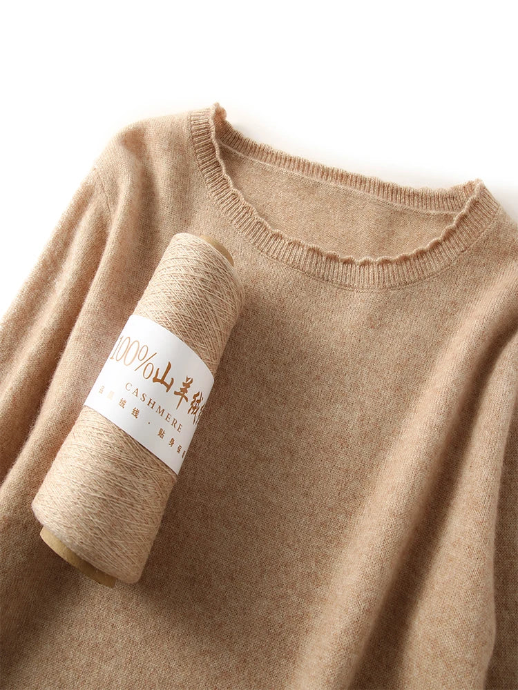Pull Femme 100% Cachemire Basique
