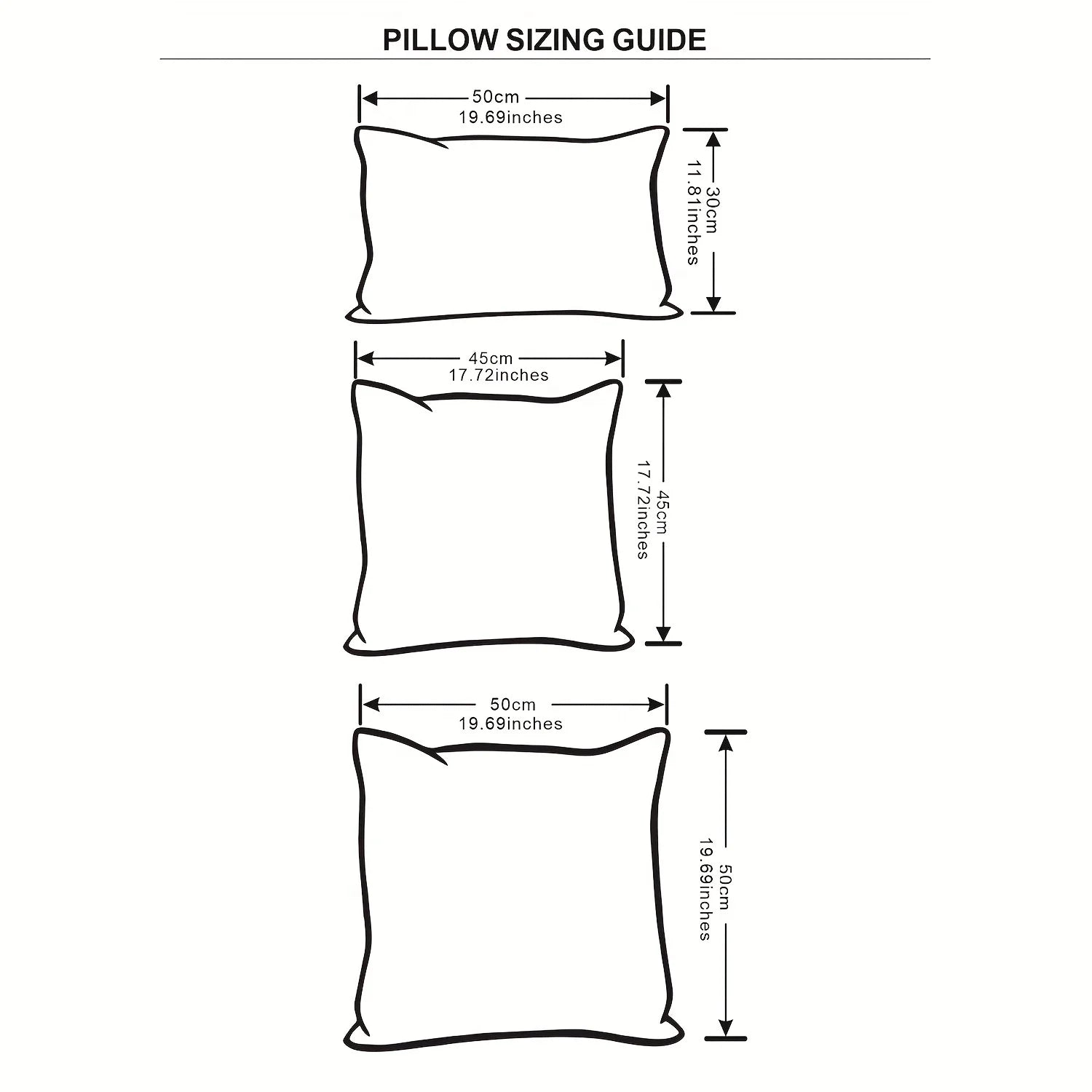 Housse de Coussin Rayée Confortable Style Décontracté