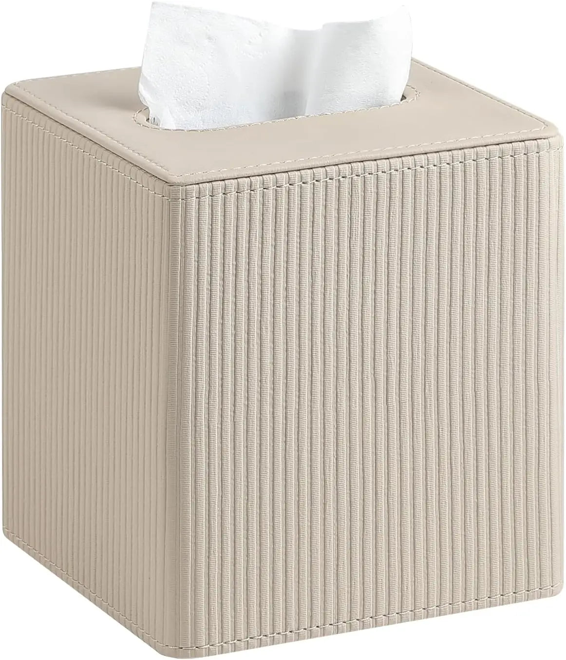Boîte à Mouchoirs Cuir PU Fermeture Magnétique