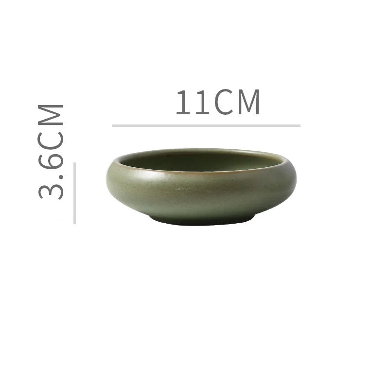 Ceramic Dip Bowl – Retro Condiment Dish
