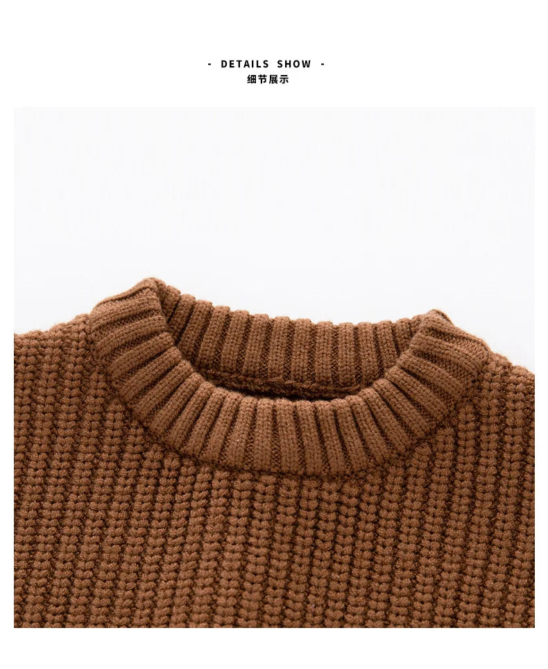 Pull Bébé Tricoté Épais Hiver