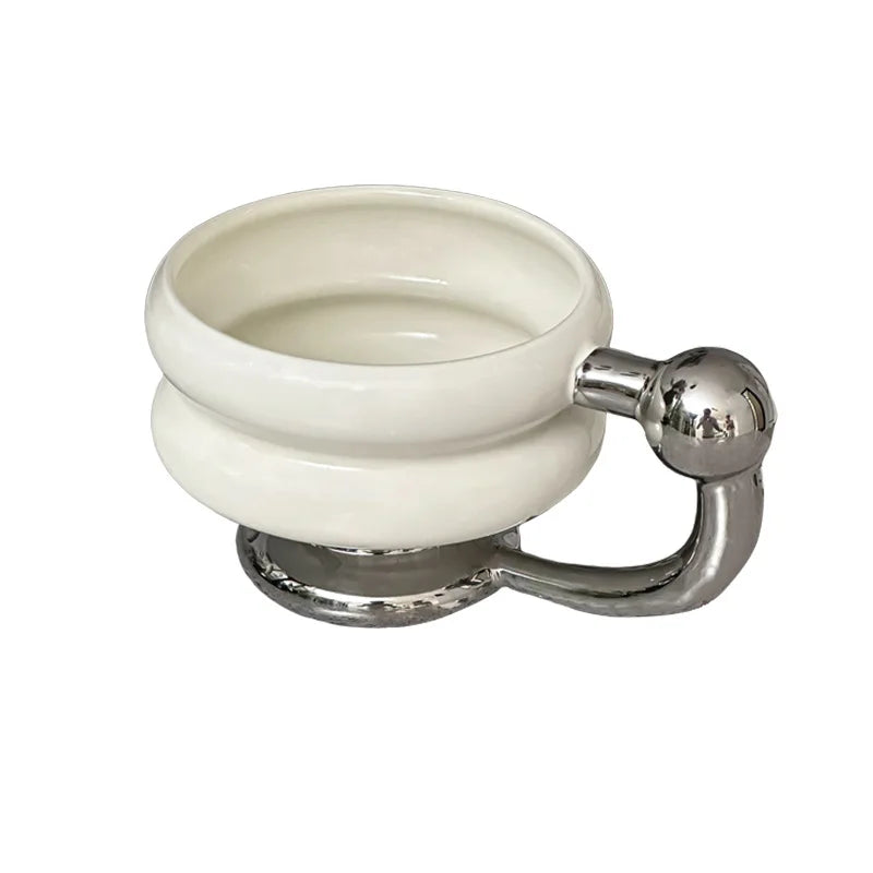 Tasse en Céramique Style Luxe Léger Vintage