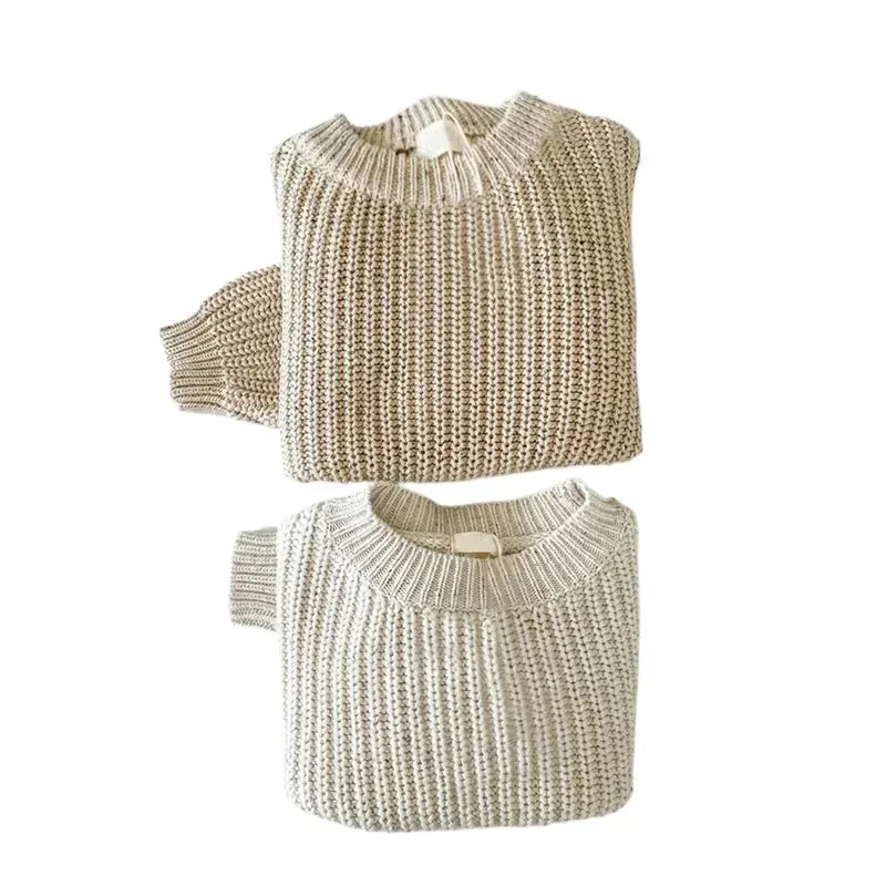Pull Enfant Tricoté Manches Longues