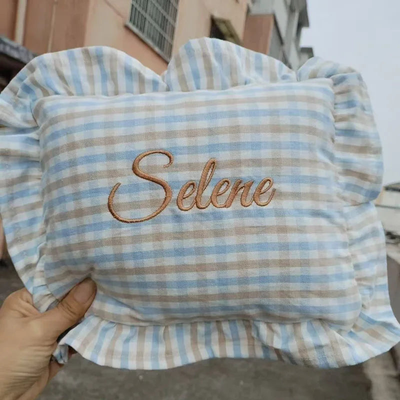 Coussin Bébé Personnalisable à Volants