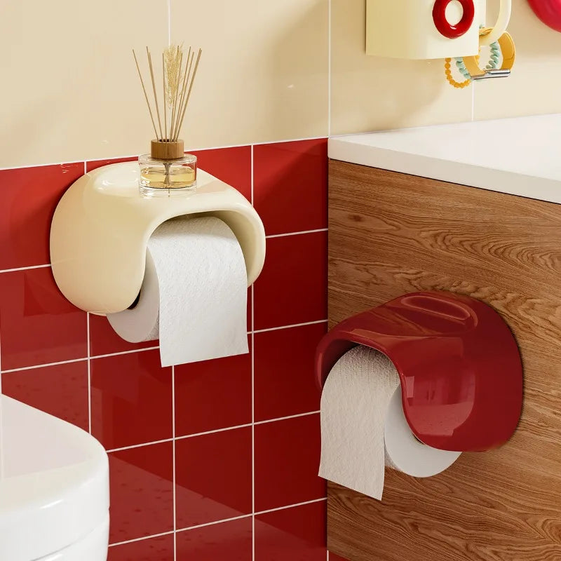 Wall-Mounted Tissue Box – No-Drill Bathroom Storage