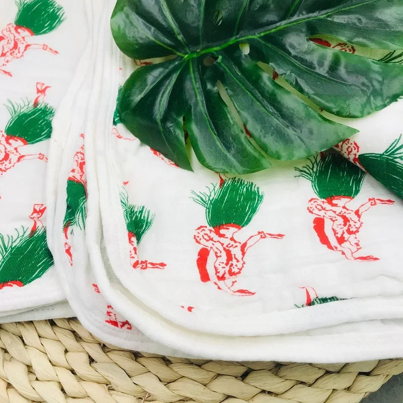 Couverture Bébé en Mousseline de Coton Bio