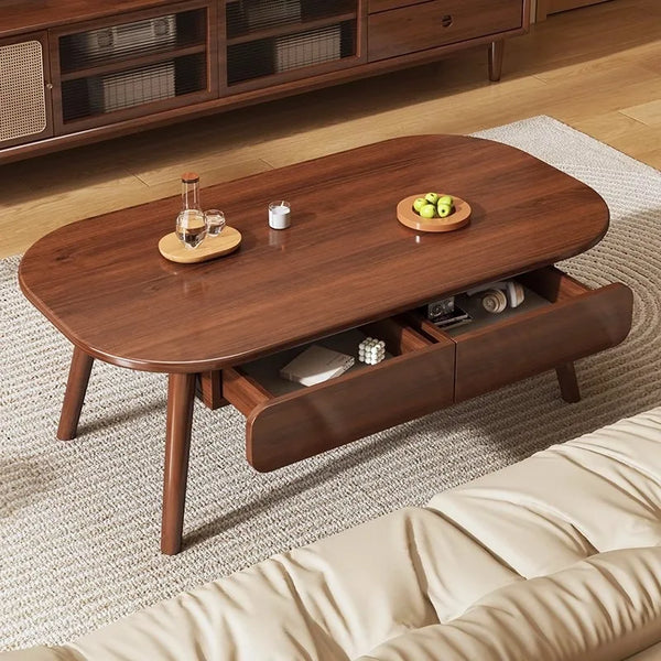 Table Basse Bois Massif - Design Simple et Moderne
