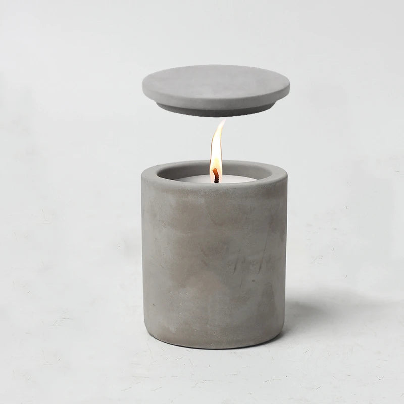 Moule en Silicone pour Béton et Bougies - Forme Cylindrique