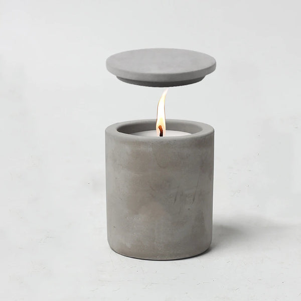 Moule en Silicone pour Béton et Bougies - Forme Cylindrique
