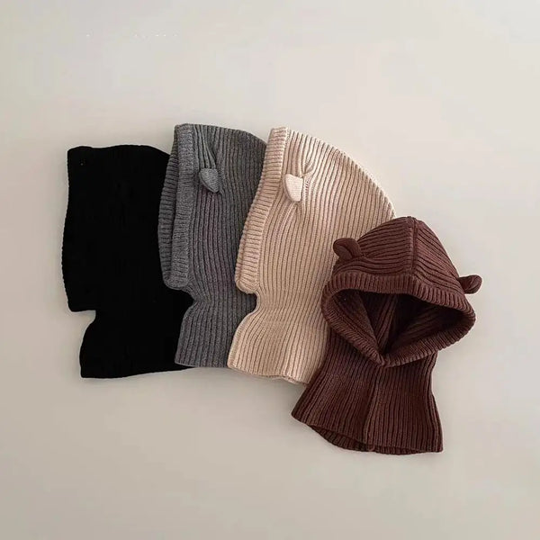 Cagoule Enfant Chaude Cache-Oreilles Hiver