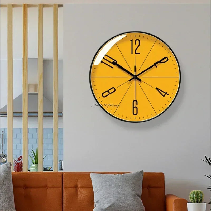 Horloge Murale Nordique Simple Silencieuse Moderne