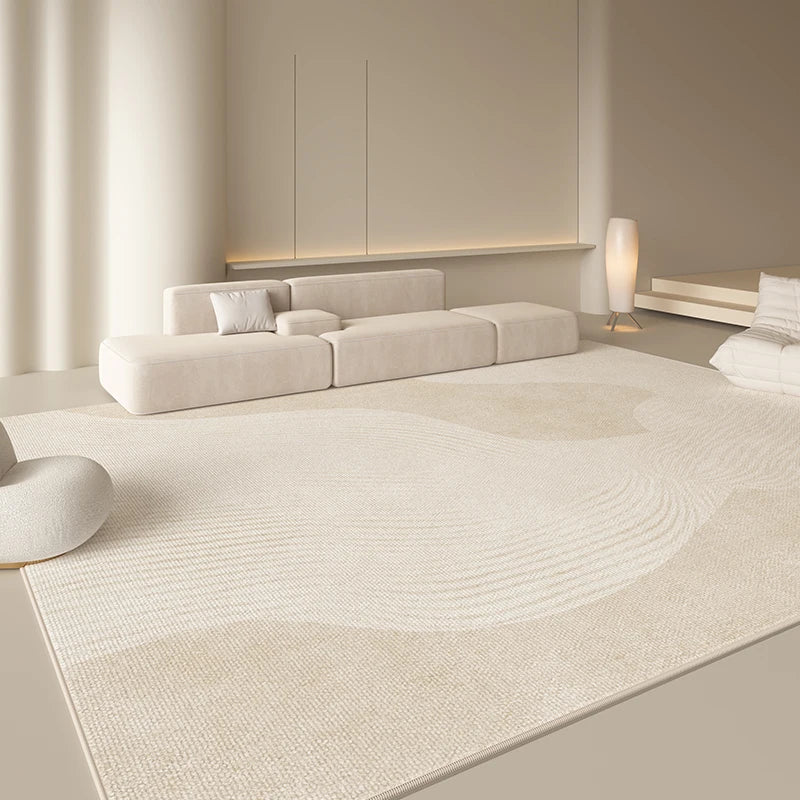 Tapis Style Japonais Minimaliste Peluche Douce Antidérapant