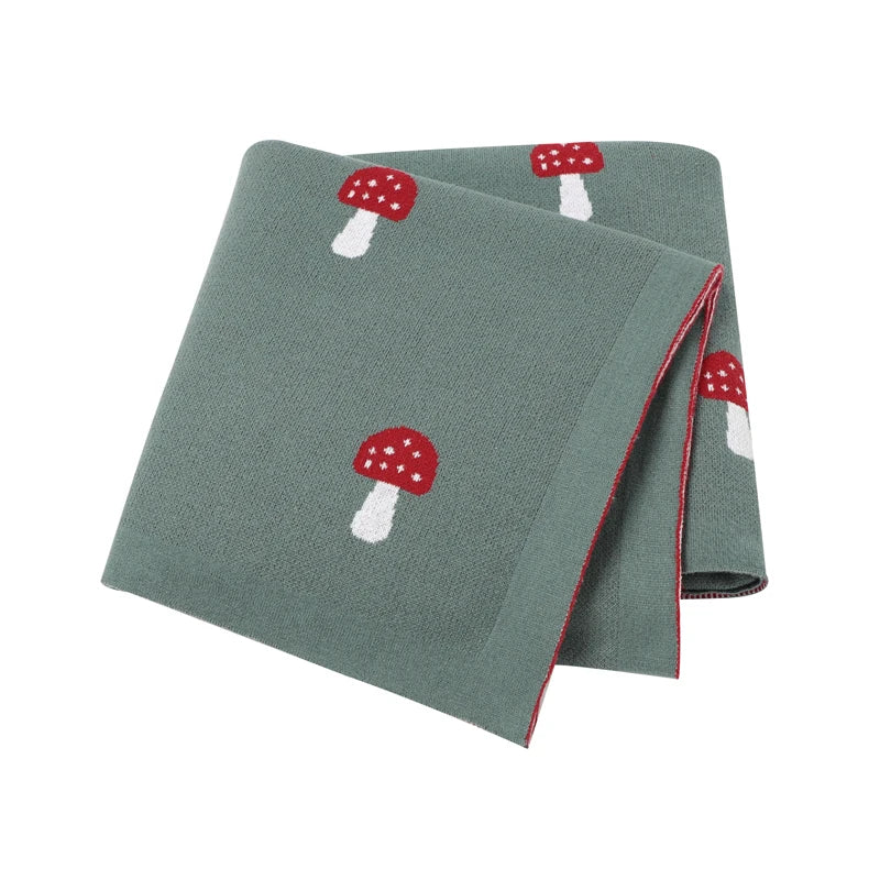 Couverture Bébé Tricotée en Coton Douce