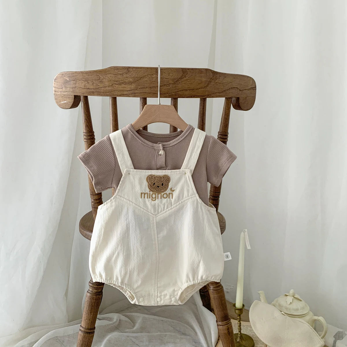 Salopette Bébé Motif Ourson Été