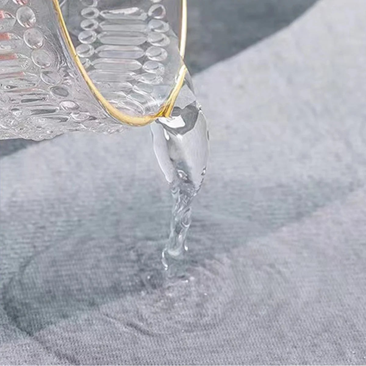 Paillasson Semi-Circulaire en Velours de Cristal