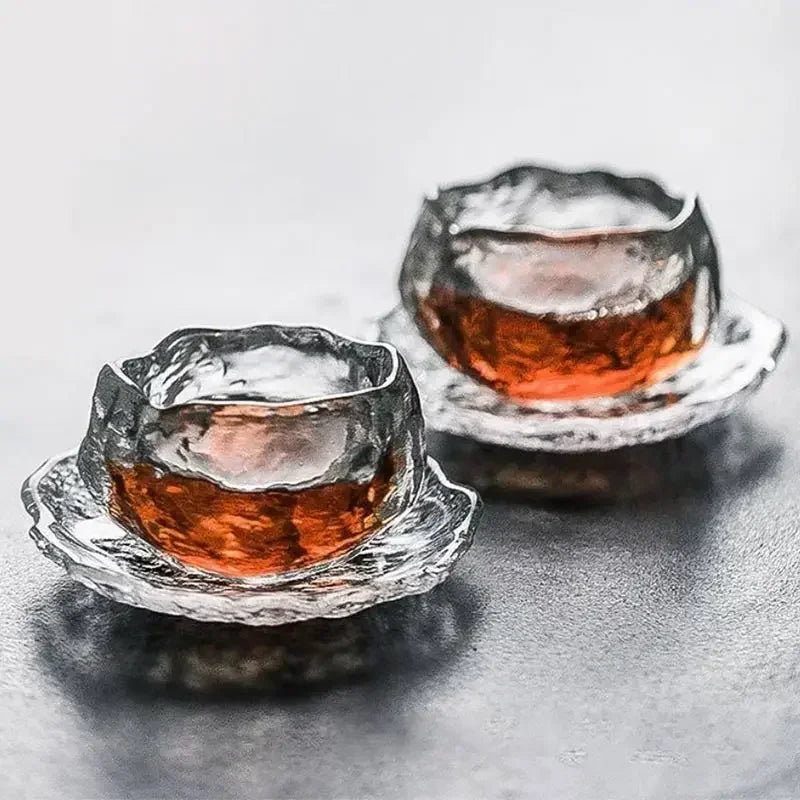 Tasse à Thé Verre Japonais Transparent Style Kung Fu
