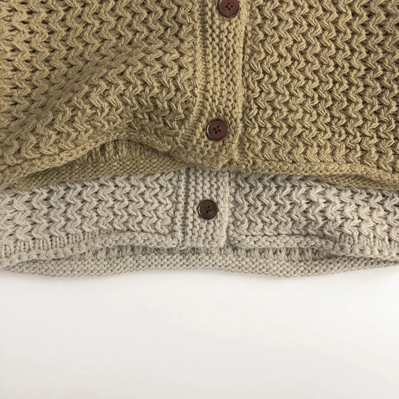 Cardigan Enfant Rayé Motif Ananas
